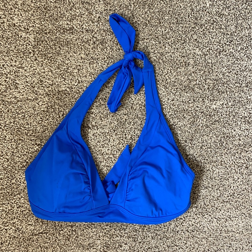Blue Athleta swimsuit top